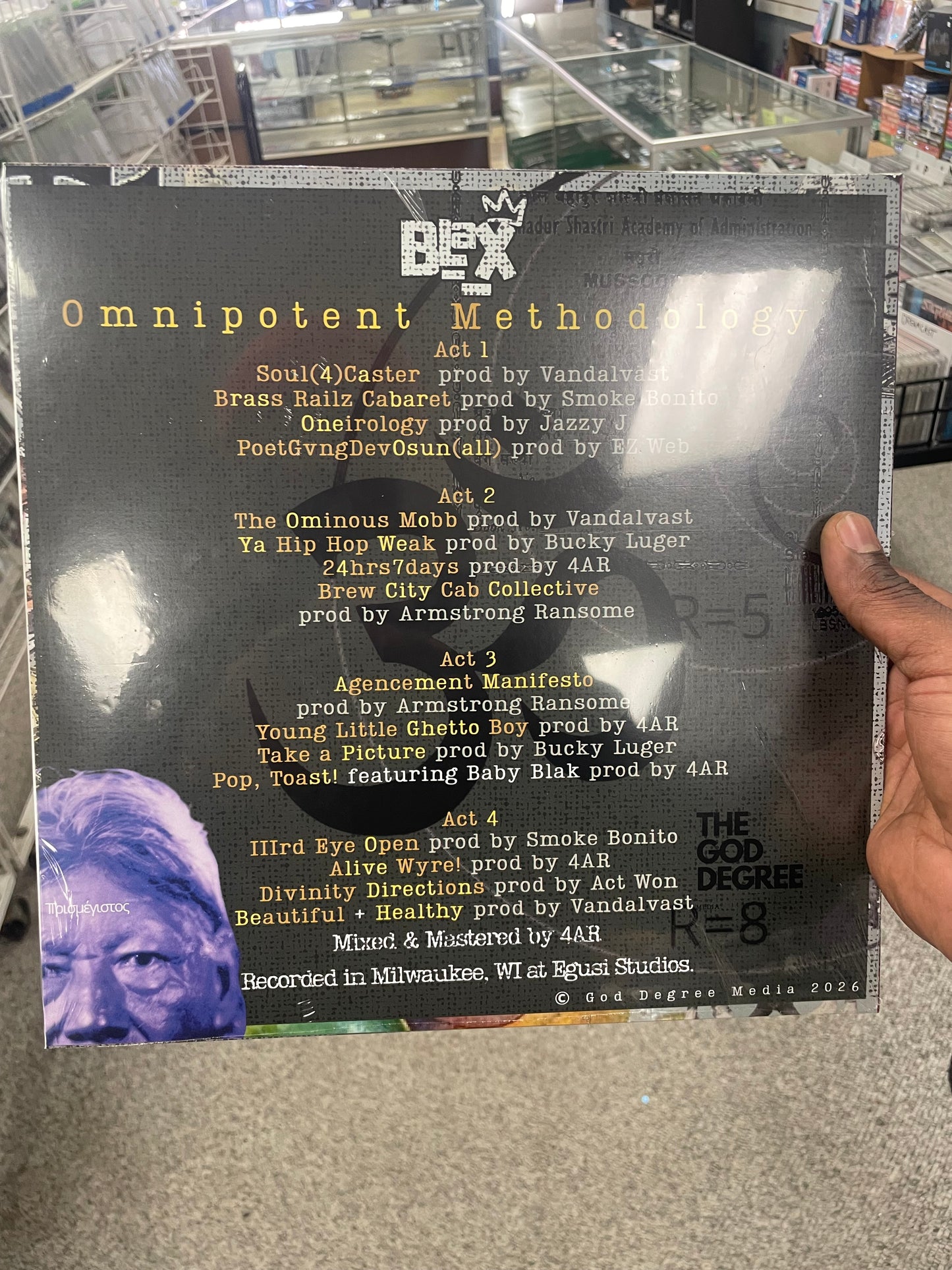 BLAX - Omnipotent Methodology 12” vinyl LP ||